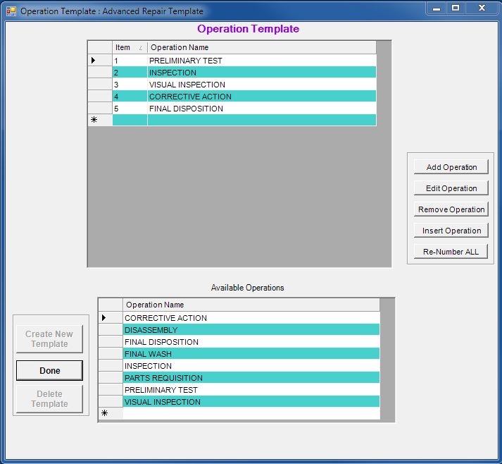 Traveler Operation Template