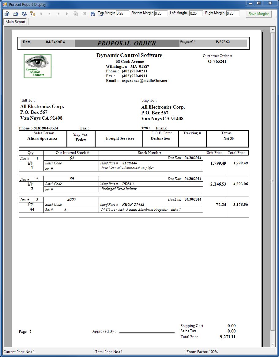 Add Inventory Items to Sales Order Template