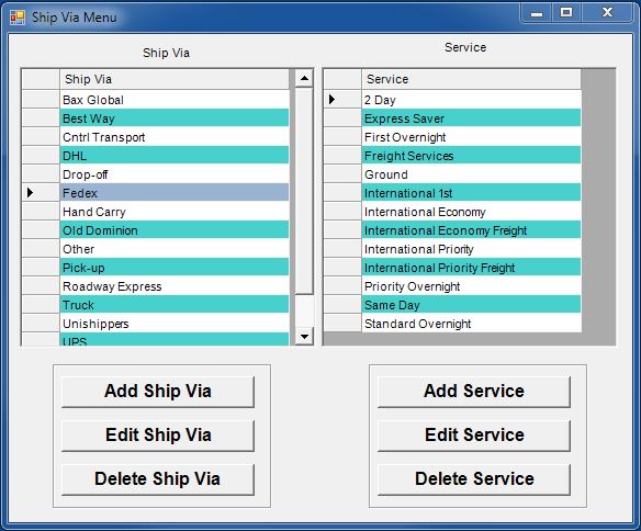 Setup Terms